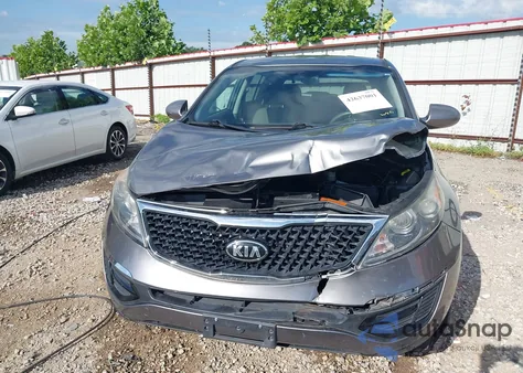 2015 Kia Sportage Lx from USA, damaged, VIN KNDPBCAC3F7786055